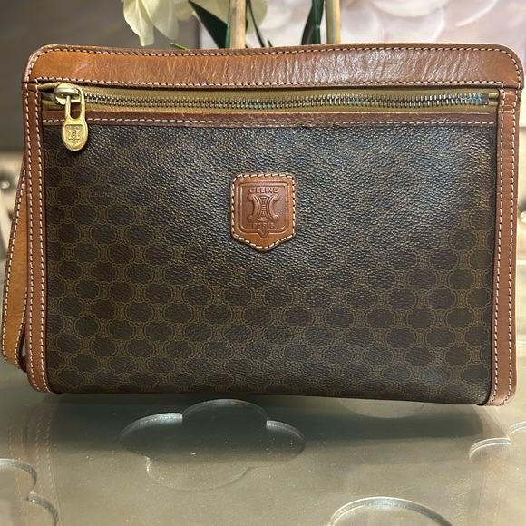 CELINE Macadam Clutch Wristlet Bag - Picture 1 of 16